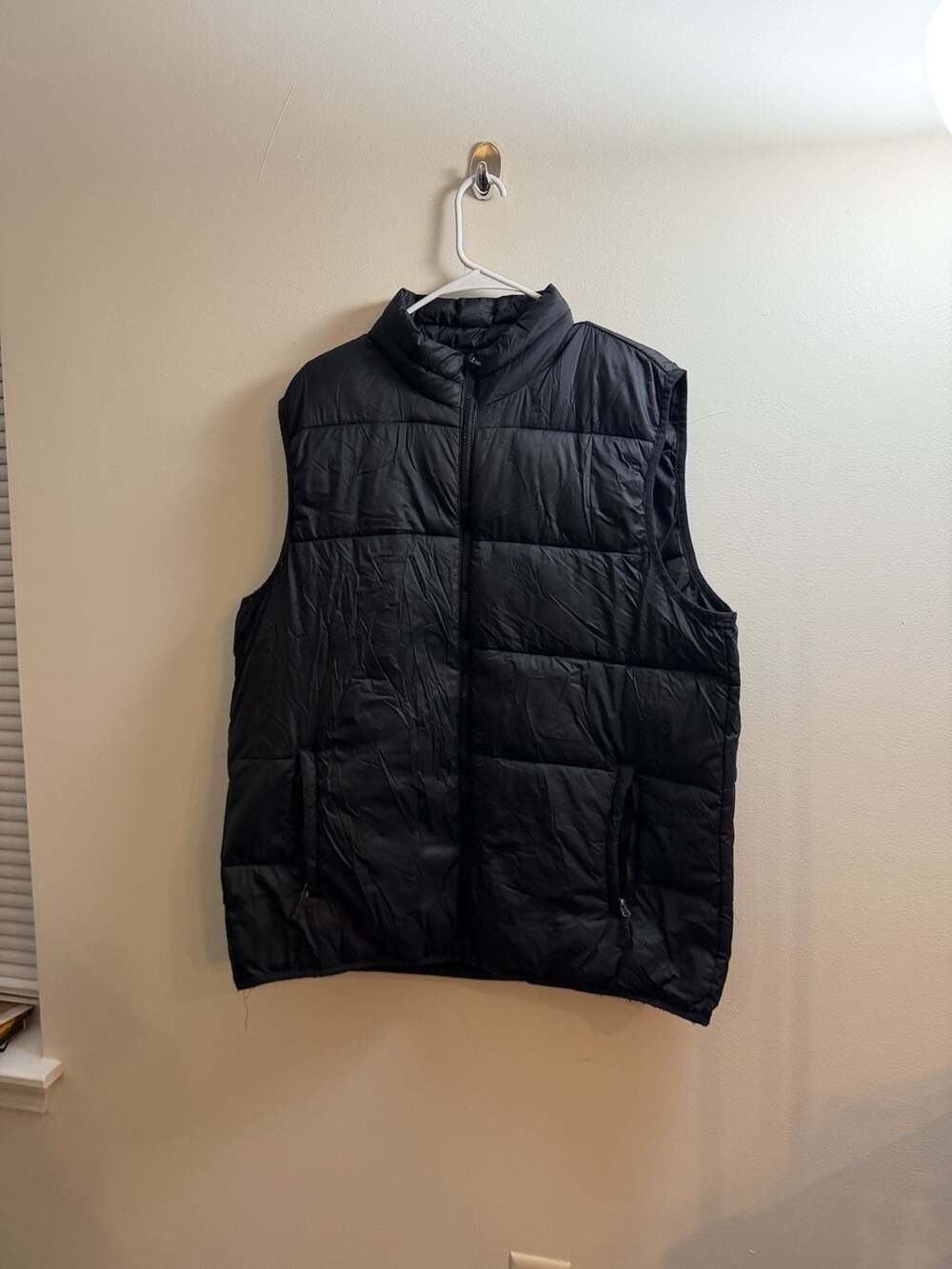 Swiss Tech Puffer Vest Size L (42-44) Black Full Zip